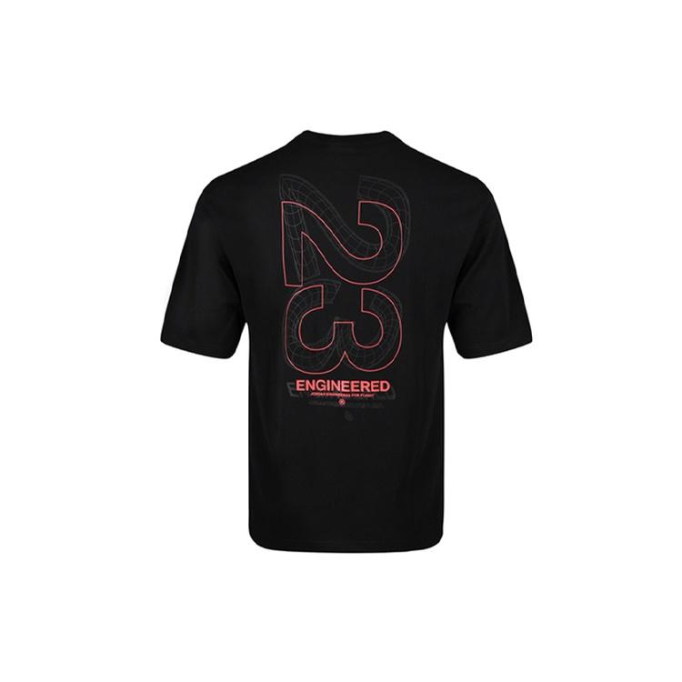 Air Jordan 23 Enginereed Round Neck Short Sleeve Black Men's CN3104-010