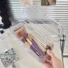 Clear Plastic Press On Nail Storage Box with Lid 12/14 Mini Box Nail Display Box Large Capacity Sealed Bracelet Storage Cases