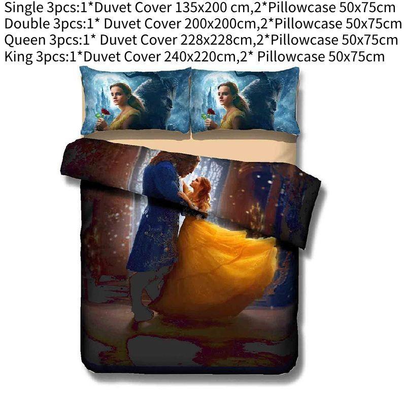 Stylish 3d Bed Sheet Set High Definition Digital Print Modern Minimalist Design