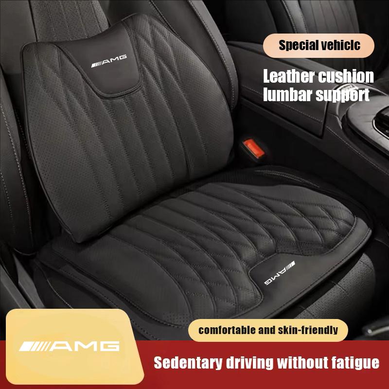 Car Seat Cushion Cover Protective Lumbar Waist Support Back For Mercedes Benz AMG A B C E G CLA W211 W203 W204 C260 E300L A200L