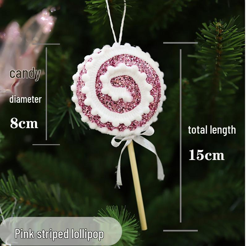 Праздничные пенные конфеты-леденцы, елочные украшения 8*15cm, 10g Foam Lollipop