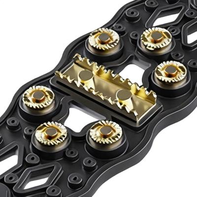 Tire Chains For Trucks Spikes Cleats Anti-Slip Quiet Heavy-Duty Tire Chains For Pickup Trucks For Ice Winter Hiking Trailer