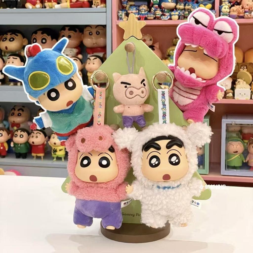 Toptoy CrayonShin-Chan Blind Box Costume Party Series Vinyl Doll Anime Action Figure Mystery Box Kawaii Collection Model ToyGift