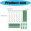 Tree Support Kit with Twist-In Soil Stakes, Grommet Ties and Tie Ropes for Freshly Planted Trees in Yard Spaces