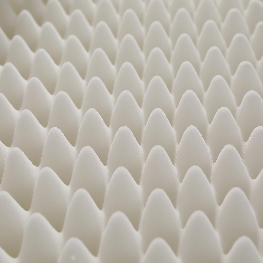 Foldable Mattress, Honeycomb Fabric, Öko-Tex Certified, Ergonomic, Breathable, Durable, Hardness H3, 23D Foam, White, 140x200cm&140x100cm