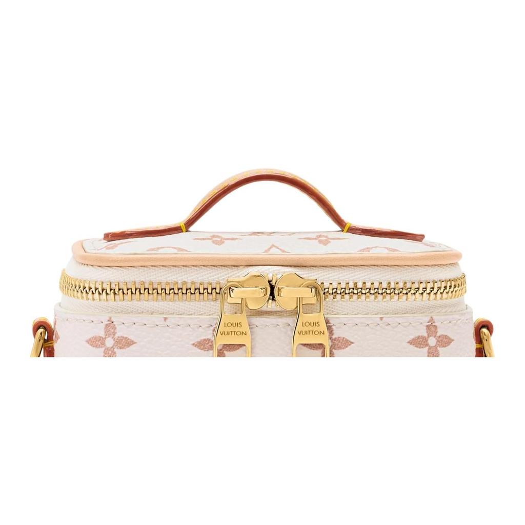 Louis Vuitton Monogram Coated Canvas Shoulder Bag, Crossbody Bag, Handbag Women's Beige M03812