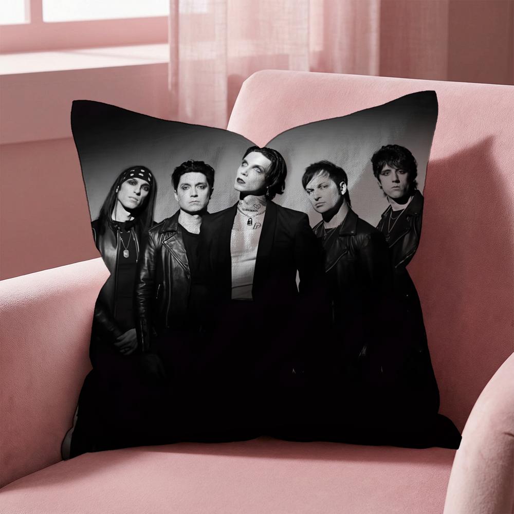 A-Andy Biersack V-Veil Brides Cushion Cover Multi-Scene Pillow Cover for Home & Car - Reversible, Soft & Durable for Daily Use
