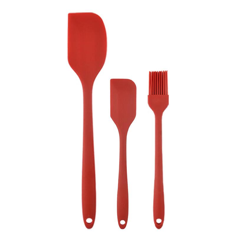 

Zhishi Red 3-Piece Silicone Kitchen Utensil Set (Pack of 6)