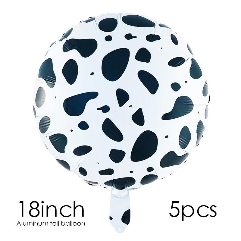 12inch Latex Cartoon Animal Footprint Balloons 18inch Aluminum Foil Balloon Jungle Party Decoration Cow Dog Paw Animal Balloon 1set