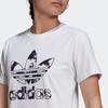 Adidas Originals T Shirts Women's White Crew Neck Moderate Straight Fit H20407
