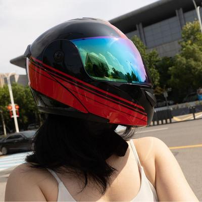 Helma pro elektrické vozidlo Odklápěcí helma s dvojitým sklem Integrální helma Závodní helma Běžecká helma Unisex helma pro dvojí účel