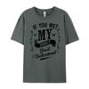 Hubif You Met My Family You D Understand Luxury T Shirt Anime Blue And White Graphic T Shirts Camiseta Tshirt HOLIDAYS