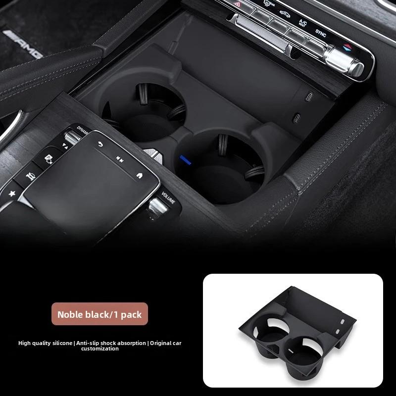 Wasserbecherhalter und kabelloses Ladepad für Mercedes 24-2025GLE W167 350 v167 Coupé gls x167 450 500e 350d Ausstattung Zubehör