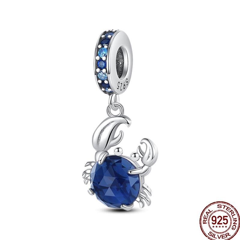 

100% Copper Shiny Zircon Beads Ocean Beach Series Summer Suitable Fit 3Mm Original Bracelet Diy Jewelry Gift