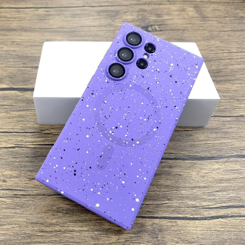 Luxury Silicone Case For Samsung Galaxy S26 S25 S24 S23 S22 S21 Ultra Plus S25Ultra S24Ultra A26 A16 A17 A55 A56 Magsafe Wireless Charge Full Cover