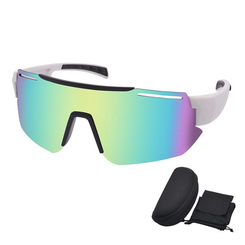 Sports sunglasses with high-definition vision for outdoor cycling, running, fishing, wear-resistant, impact-resistant, and UV-protective goggles