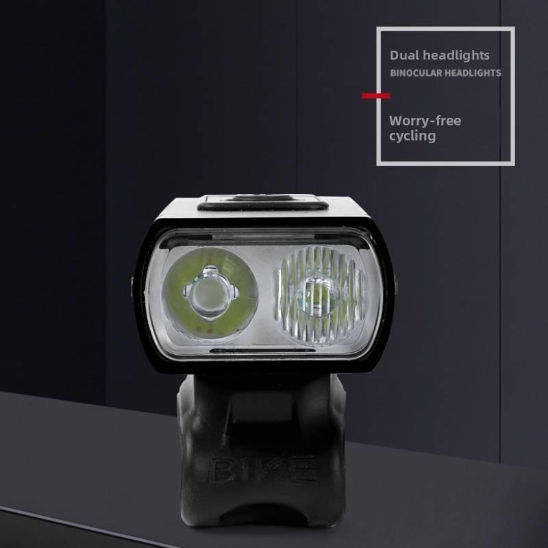 Bicycle Front Light Aluminum Alloy Bright Led For Night Riding And Commuting
