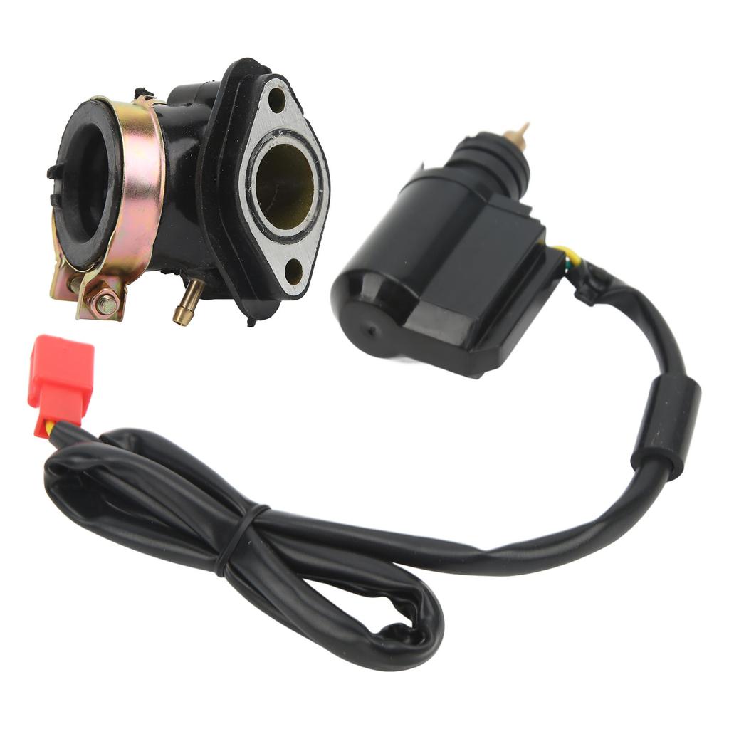 Vergaser Ansaugkrümmerrohr Vergaser Elektronischer Dämpfer Ersatz für GY6 125 150cc