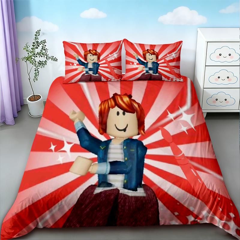 Duvet Cover Roblox  Bedding Set Soft And Comfortable Quilt Cover For Bedroom Home Birthday Decor Gifts Queen King