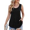 Spring Collar Casual Sleeveless Solid Color Knitted Vest for Women Vest