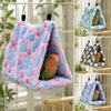 Plush Bird Nest Hammock Triangular Parrot Sleeping Bag New Hanging Hammock for Parrots