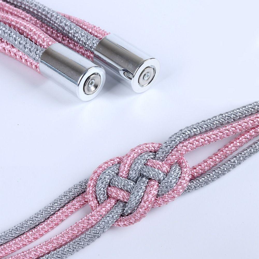 No Installation Curtain Tieback Two-color Braided Chinese Knot Curtain Strap  Curtain Accessories