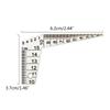 Feeler Gauges 1-15mm / 1-10mm Tapered Feeler Gauges StainlessSteel Narrow Feeler Gauges for Measuring Gaps Width or Thick