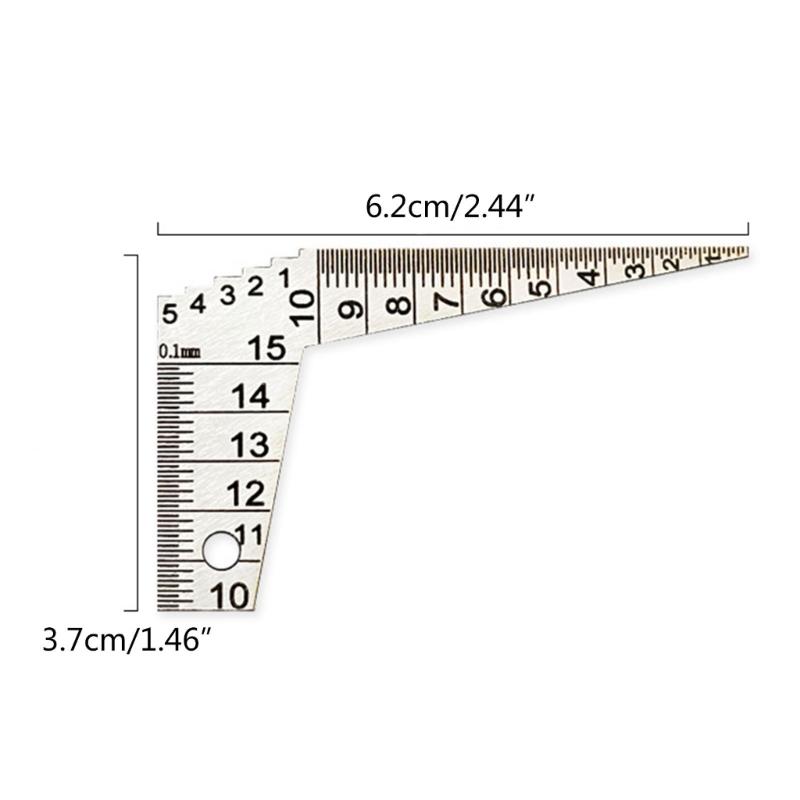 Feeler Gauges 1-15mm / 1-10mm Tapered Feeler Gauges StainlessSteel Narrow Feeler Gauges for Measuring Gaps Width or Thick
