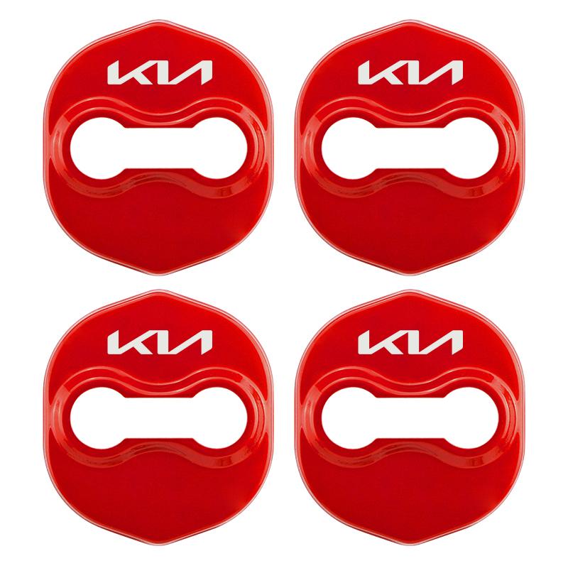 BBEF9 4pcs Car Styling Auto Protect Door Lock Cover Stickers Accessories Case For Kia Rio Sportage Cerato Soul Sorento Picanto