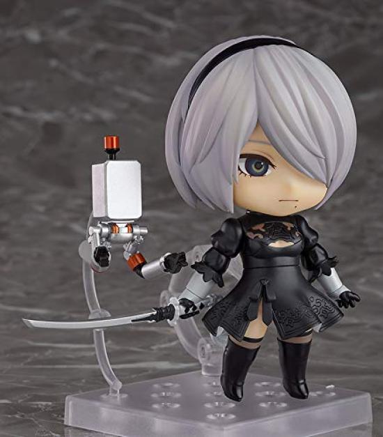 Square Enix Nendoroid NieR Automata 2B 2 Type Plastic Painted Movable Figure Second Resale [YoRHa No. B] Non-scale