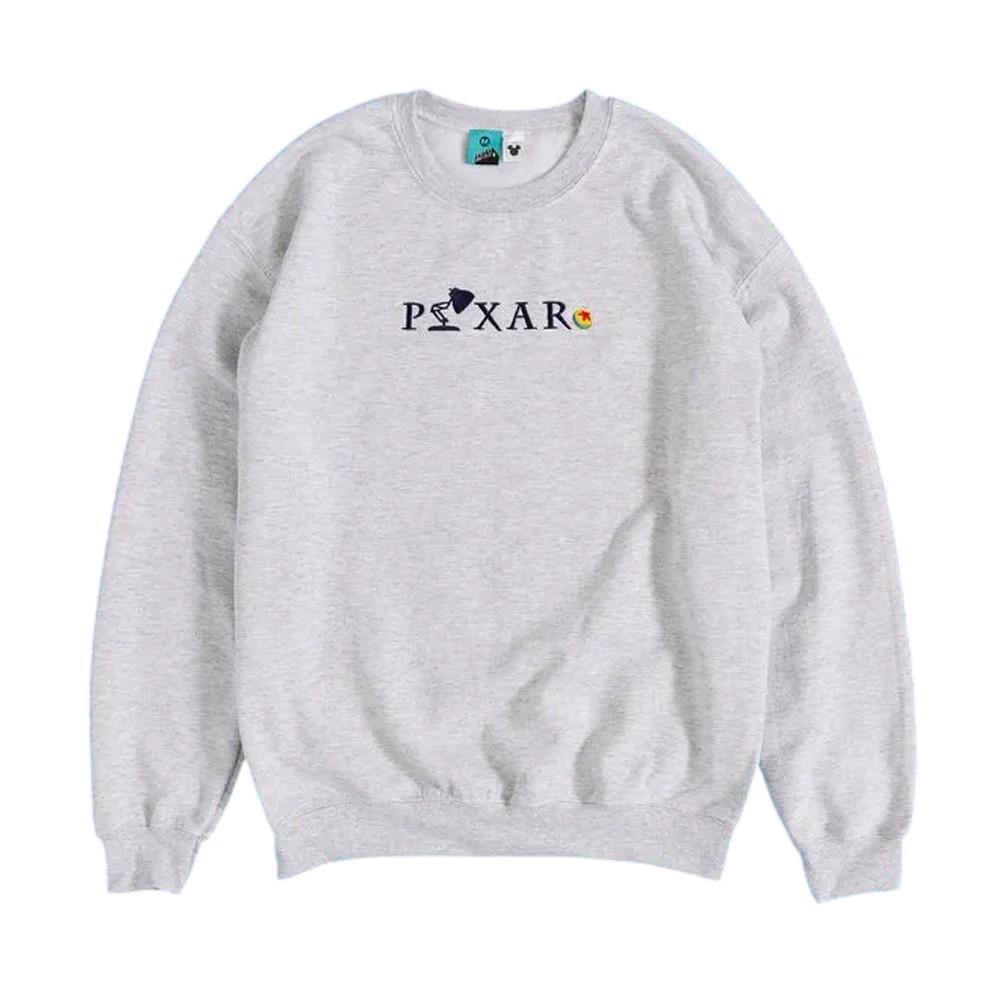 Disney Pixar Unisex Adult Embroidered Logo Sweatshirt