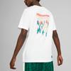 Puma Graphic Print Crew Neck Short Sleeve T-Shirt Men Tops White 62742602