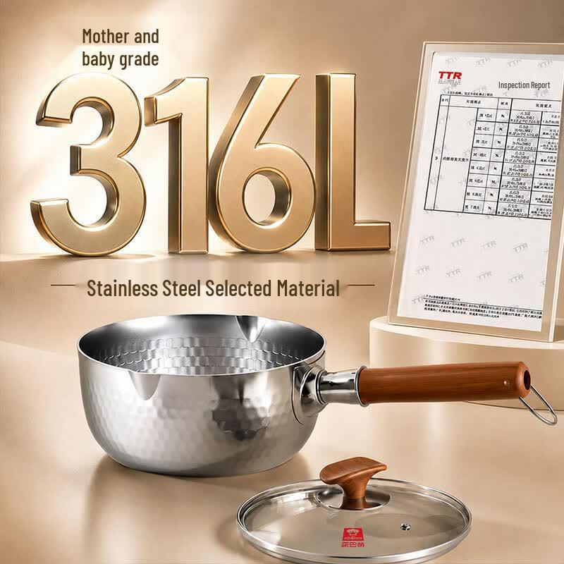 Kangbache 316L Stainless Steel Yukihira Pot