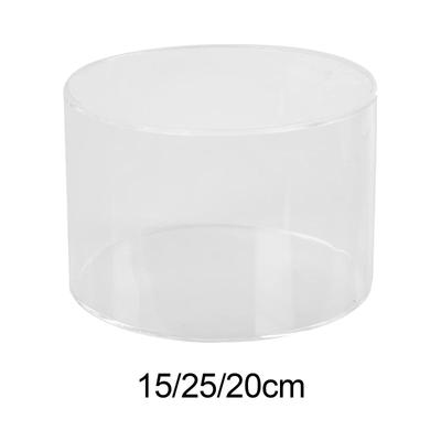Cylinder Display Riser Round Decorative Supplies Tabletop Decoration Base Transparent Stand Riser Cake Tier for Wedding Birthday