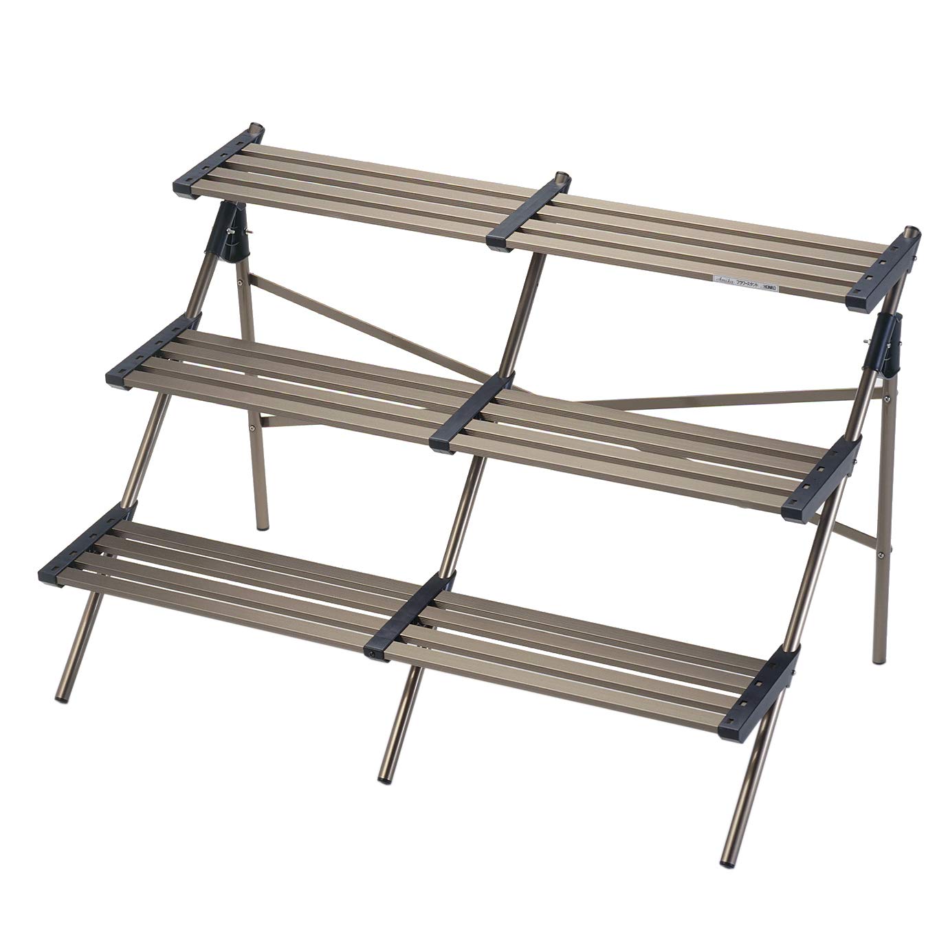 

Motohiro Manufacturing Алюминиевая подставка для цветов 3 яруса HF-900S