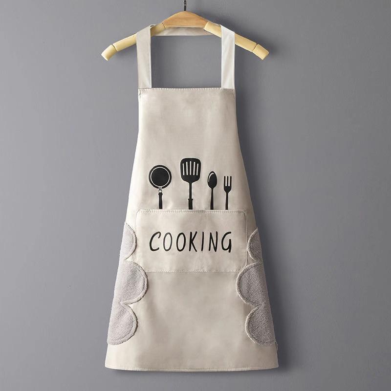 Cute Waterproof & Oil-Proof Couples' Cooking Apron