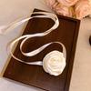 2PCS Multi-function Ribbon Curtain Buckle Elegant Curtain Straps Rose Curtain Tieback  Living Room