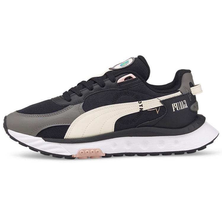 (WMNS) PUMA Wild Rider Downtown Black Ivory Women s 384417-01 EU 36