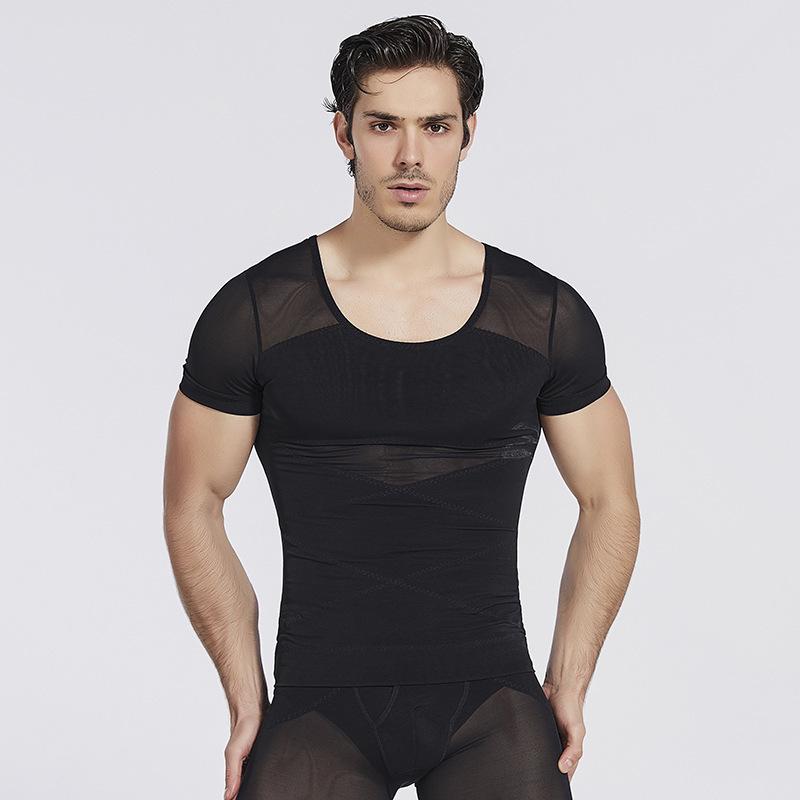 

Plus Size Men s Shapewear: Chest Binder, Abdomen Control, Waist Cincher, Shoulder Widening, Back Support Body Shaper. 3XL (Recommended 210-240 jin)
