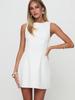 2026 Summer Women's Sleeveless Bodycon Mini Dress - Sexy Solid Color, European & American Style, Round Neck, Figure-Hugging Design