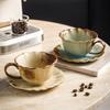 Shangqi Petal Ceramic Coffee Cup Set