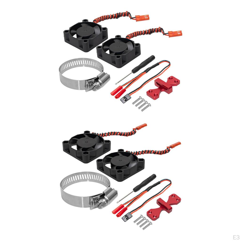 Pp RC Motor Heat Sink Kit 10800RPM for 1/7 1/8 1/10 Scale Vehicles Efficient Sturdy Repair Parts