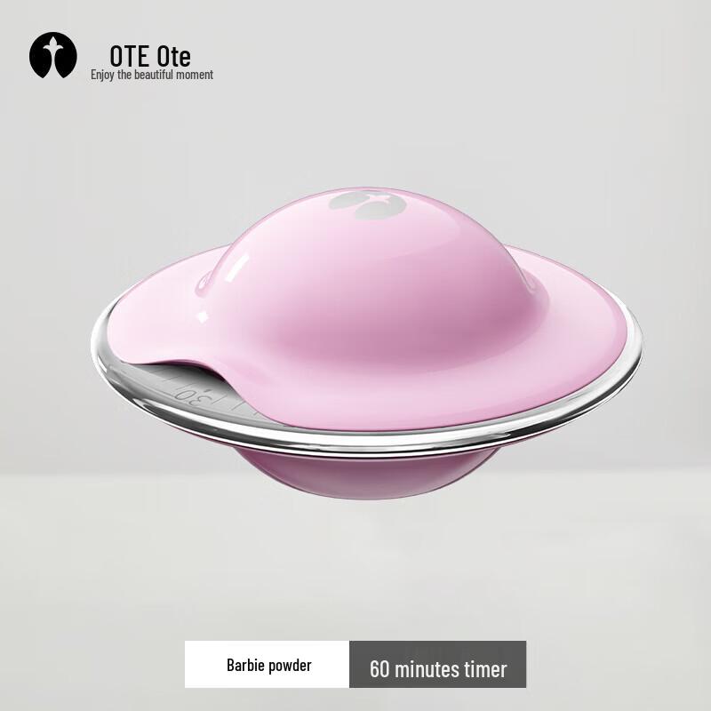 OTE Flying Saucer Mechanical Kitchen Timer барби розовый
