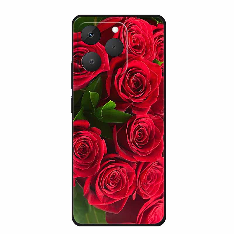 For Realme 15T Phone Case 15 T Fashion Picture Black Silicone TPU Soft Back Cover Case For Realme 15T 5G 2025 Case Realme15T Bag