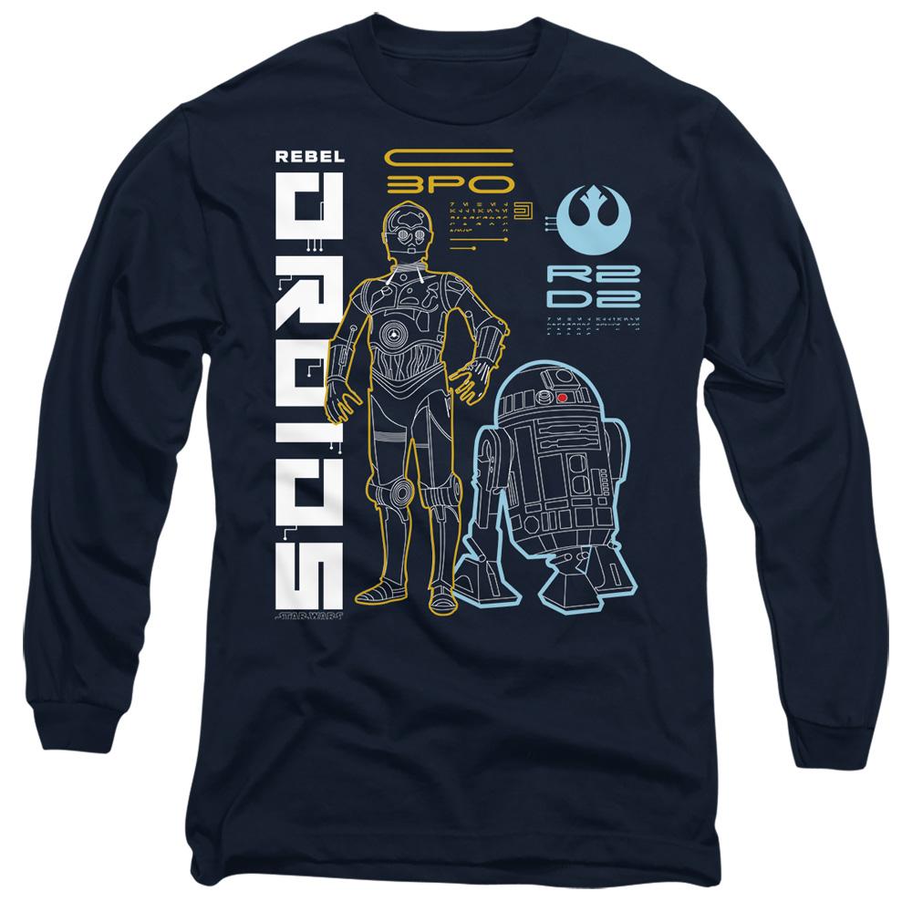 Star Wars Unisex Adult Rebel Droids T-Shirt