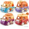 4pcs Fast Food Alloy Cars Dessert Cartoon Food Metal Cars, Children's Toy Decoration, Halloween and Christmas Gift for Boys and Girls