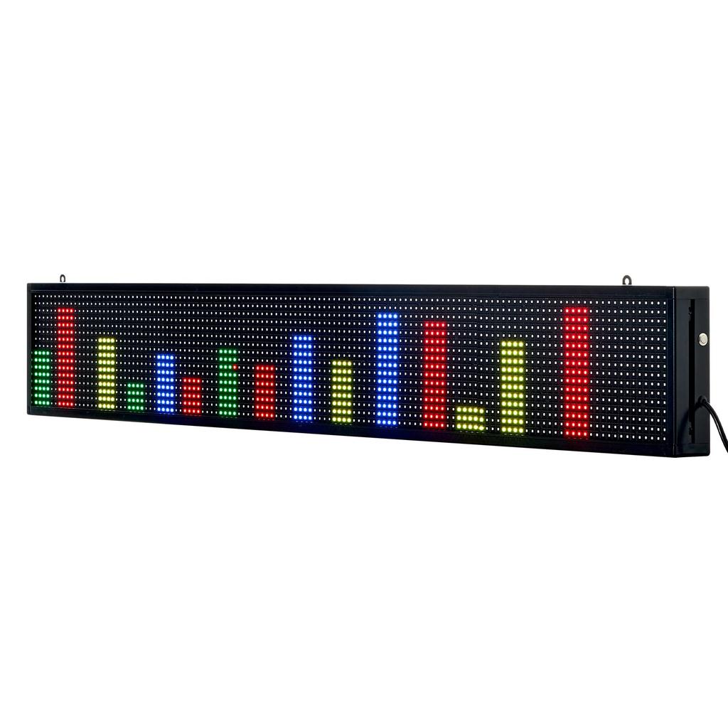 VEVOR Programmable LED Sign, P10 Full Color Flexible Digital Scrolling Panel, DIY Custom Text Pattern GIF Display Board