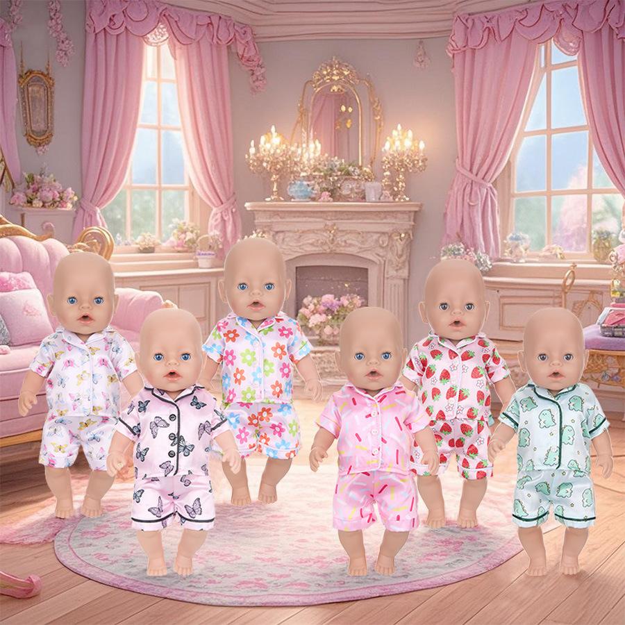 18-Inch American Girl Doll Pajamas 43CM Shaff Doll Cute Fruit Children's Pajamas
