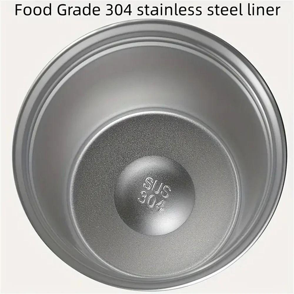 Double-layer Coffee Thermos 380ml/510ml Insulated Cup Portable Travel Thermal Mug  Sports