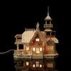 New 3D Wooden Jigsaw Puzzle for Children: DIY Creative Retro Villa